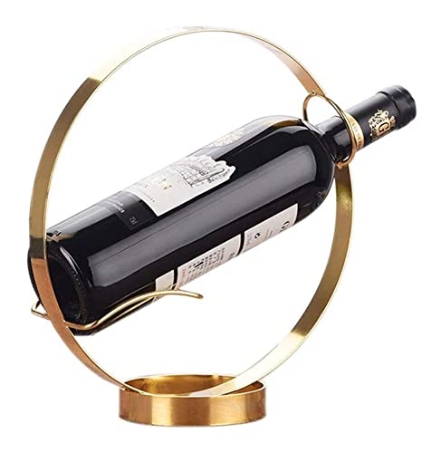 ASYHONG Home Furnier Weinregal Weinregale Rotwein Set Das Neue Runde Rotwein Rack Metall Weinregal kreative Rotweinbarentheke Weinbracke Weinregal Support Interessant KeYJ von ASYHONG