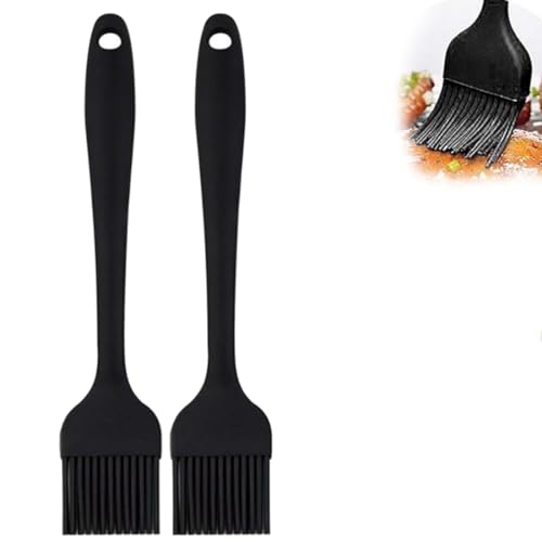 ASYKNM 2er Set Silikon-Backpinsel für Küche, Grill & Backen - Spülmaschinengeeignet: Backpinsel & Grillpinsel aus Silikon von ASYKNM