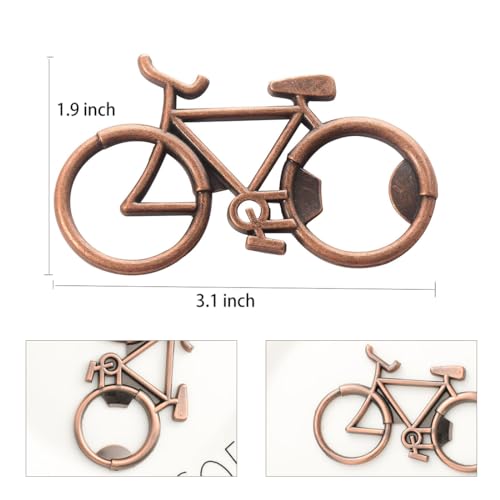 ASYKNM Flaschenöffner im Vintage Fahrrad-Design, das ideale Geschenk für Männer. Kombiniert Flaschenöffner und Korkenzieher in einem Produkt. für Ehemann, Freund, Vater oder Opa. von ASYKNM