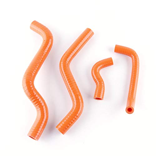 ASYXPCRH Kompatibel mit Honda CBR250R CBR 250R 2011 2012 2013 Silikon-Kühlmittelschlauch-Kits (orange) von ASYXPCRH