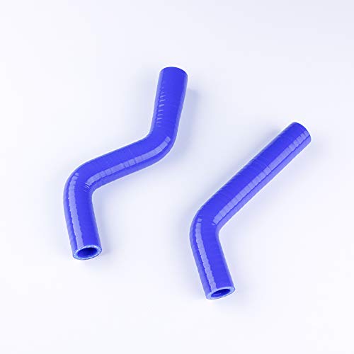 ASYXPCRH Kompatibel mit Yamaha YFZ450X 2010–2011/YFZ450R 2009–2013 Silikon-Kühlmittelschlauch-Set (blau) von ASYXPCRH