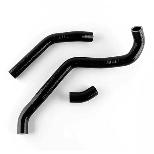 ASYXPCRH Silikon-Kühlerschläuche für Yamaha HA XT 660 R XT 660 X 2004–2015 (schwarz) von ASYXPCRH