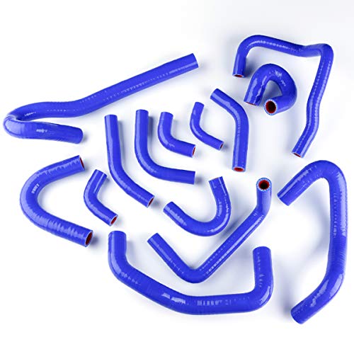 ASYXPCRH Silikon-Kühlmittelschlauch kompatibel mit Nissan Skyline R32 R33 R34 GTR RB RB26DETT (blau) von ASYXPCRH