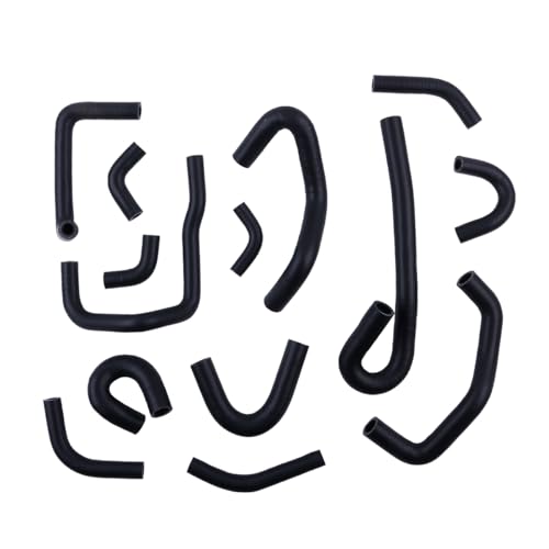 ASYXPCRH Silikon-Kühlmittelschlauch kompatibel mit Nissan Skyline R32 R33 R34 GTR RB RB26DETT (mattschwarz) von ASYXPCRH