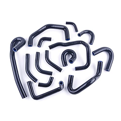ASYXPCRH Silikon-Kühlmittelschlauch kompatibel mit Nissan Skyline R32 R33 R34 GTR RB RB26DETT (schwarz) von ASYXPCRH