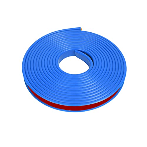 ASZHQUXIUAS 16 mm U-förmiger PVC-Kantenschutz – Selbstklebende Kantenbänder und Formteile for Heimwerkerprojekte, abziehbarer und aufklebbarer Möbelkantenschutz(Blue) von ASZHQUXIUAS