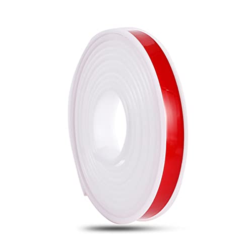 ASZHQUXIUAS 16 mm U-förmiger PVC-Kantenschutz – Selbstklebende Kantenbänder und Formteile for Heimwerkerprojekte, abziehbarer und aufklebbarer Möbelkantenschutz(White) von ASZHQUXIUAS
