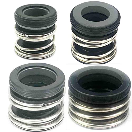 ASZHQUXIUAS Hochleistungs-Gleitringdichtung als Ersatz for Wasserpumpen – Wellendurchmesser 109 mm, Kohlenstoff-/SiC-Ring, NBR-Dichtung, Einzelschraubenfeder-Design(45mm) von ASZHQUXIUAS