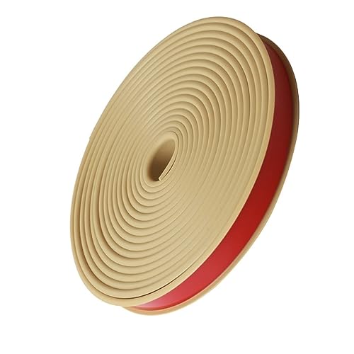 ASZHQUXIUAS Weicher Kantenschutz aus Silikon – U-förmiger, Flexibler Kantenschutz for Arbeitsplatten und Möbel for Schreibtisch, Tischreparatur, Selbstklebender Formschutz(Beige,14 mm) von ASZHQUXIUAS