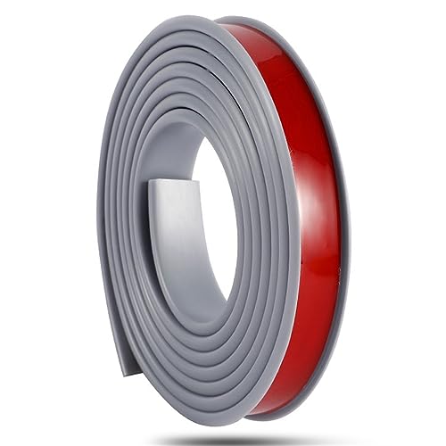 ASZHQUXIUAS Weicher Kantenschutz aus Silikon – U-förmiger, Flexibler Kantenschutz for Arbeitsplatten und Möbel for Schreibtisch, Tischreparatur, Selbstklebender Formschutz(Gray,9mm) von ASZHQUXIUAS