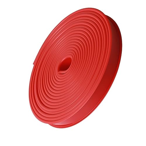 ASZHQUXIUAS Weicher Kantenschutz aus Silikon – U-förmiger, Flexibler Kantenschutz for Arbeitsplatten und Möbel for Schreibtisch, Tischreparatur, Selbstklebender Formschutz(Red,12 mm) von ASZHQUXIUAS