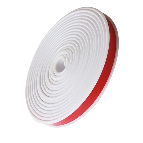 ASZHQUXIUAS Weicher Kantenschutz aus Silikon – U-förmiger, Flexibler Kantenschutz for Arbeitsplatten und Möbel for Schreibtisch, Tischreparatur, Selbstklebender Formschutz(White,16mm) von ASZHQUXIUAS