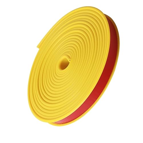 ASZHQUXIUAS Weicher Kantenschutz aus Silikon – U-förmiger, Flexibler Kantenschutz for Arbeitsplatten und Möbel for Schreibtisch, Tischreparatur, Selbstklebender Formschutz(Yellow,32mm) von ASZHQUXIUAS