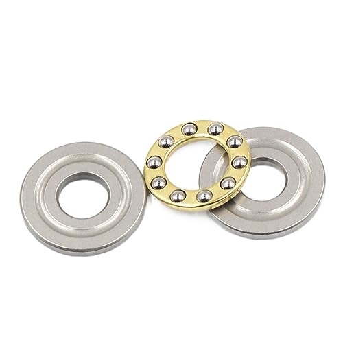 Abgedichtete Miniatur-Stahlkugellager, 1 stücke F2-6M 2x6x3mm Flugzeug Axial Schub-kugellager 3-In-1 Ball Schub lager(F612M 6x12 x 4.5mm) von ASZHQUXIUAS