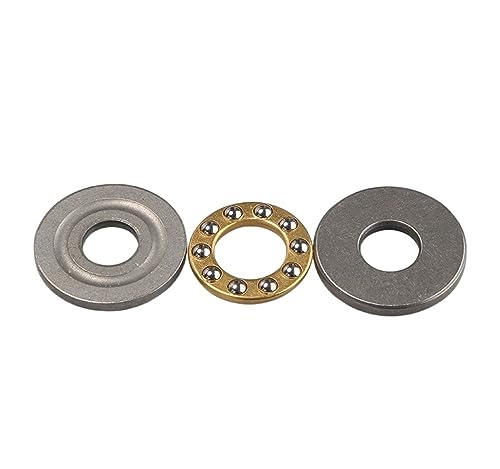 Abgedichtete Miniatur-Stahlkugellager, 1 stücke F8/F10 8/10mm Metall Kugellager Hohe Präzision Miniatur Schub Axial(12x23x7.5MM) von ASZHQUXIUAS
