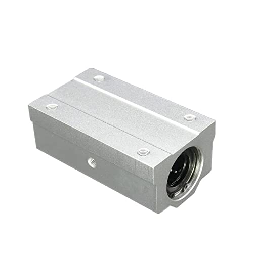 Abgedichtete Miniatur-Stahlkugellager, 2/4PCS Linear Motion Kugellager Slide Block Buchse Linear Welle CNC 3D Drucker Teil(SCS10LUU 4PCS) von ASZHQUXIUAS