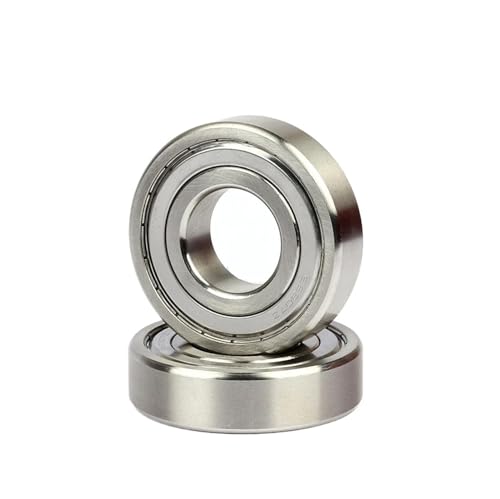 Abgedichtete Miniatur-Stahlkugellager, 2 stücke Edelstahl Kugellager S6000Z S6001Z S6002Z S6003Z S6004Z S6005Z S6006Z S6007Z S6008Z S6009Z S6010Z(S6005 ZZ) von ASZHQUXIUAS