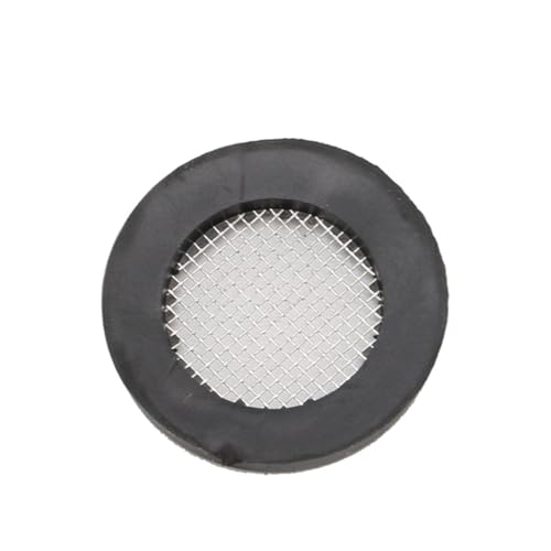 Duschkopffilterdichtung, 20 Stück Edelstahl Duschfilter Gummidichtung Schwarz 2cm x 3mm von ASZHQUXIUAS