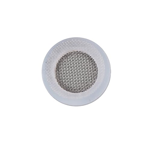 Duschkopffilterdichtung, Gummischeiben mit Filternetz 60 Mesh 1/2 und 3/4 Zoll Schwarz 10 Stück(60 mesh) von ASZHQUXIUAS