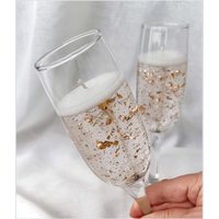 Champagner Duftkerze Im Sektglas - Elegantes Geschenk Leichter Duft Deko Für Hochzeit & Mädelsabend Handmade Candle Champagner Duftkerze Im Sektglas - Elegantes Geschenk Leichter Duft Deko Für Hochzeit & Mädelsabend Handmade Candle von AScreativ