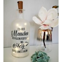 Dekoflasche Mit Beleuchtung - Menschen Passen Ins Herz Led Leuchte Leuchtflasche Bottlelight Lichterkette Geschenk Flaschenlicht von AScreativ