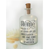 Dekoflasche Mit Beleuchtung | Rente Led Leuchte Leuchtflasche Bottlelight Lichterkette Geschenk Flaschenlicht Dekoflasche Mit Beleuchtung | Rente Led Leuchte Leuchtflasche Bottlelight Lichterkette Geschenk Flaschenlicht von AScreativ