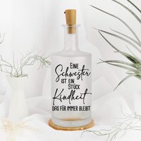 Leuchtflasche Schwester | Led Leuchte Lichterkette Geschenk Für Geschwister Flaschenlicht Originelle Günstige Geschenkidee Leuchtflasche Schwester | Led Leuchte Lichterkette Geschenk Für Geschwister Flaschenlicht Originelle Günstige Geschenkidee von AScreativ