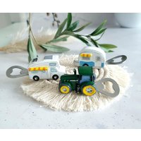 Flaschenöffner Camping | Traktor Camper Wohnmobil Wohnwagen Kapselheber |Öffner Papa Vatertag Campingliebe von AScreativ