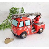 Spardose Feuerwehr Auto Rot Drehleiter | Sparbüchse Mit Namen Geldgeschenk Feuerwehrverein Kreative Geschenkidee Alltagshelfer Spardose Feuerwehr Auto Rot Drehleiter | Sparbüchse Mit Namen Geldgeschenk Feuerwehrverein Kreative Geschenkidee Alltagshelfer von AScreativ