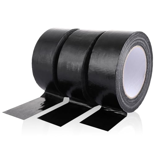 ASelected 3 Rollen Panzertape 50 M x 48 MM Klebeband Wasserdicht Panzerband für Reparaturen, Heimwerker, Handwerk Innen- und Außenbereich (schwarz) ASelected 3 Rollen Panzertape 50 M x 48 MM Klebeband Wasserdicht Panzerband für Reparaturen, Heimwerker, Handwerk Innen- und Außenbereich (schwarz) von ASelected
