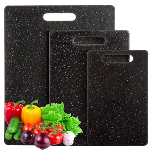 ASelected Schneidebrett Set 3 Stück Schneidebrett Kunststoff Hackbrett Küche für Gemüse Obst und Fleisch ASelected Schneidebrett Set 3 Stück Schneidebrett Kunststoff Hackbrett Küche für Gemüse Obst und Fleisch von ASelected
