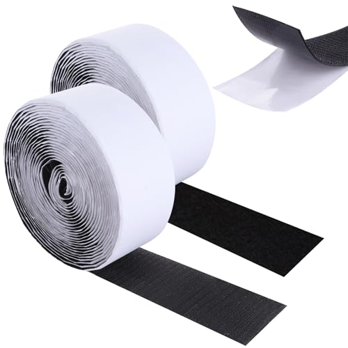 ASelected Klettband Klettband Selbstklebend 5 CM Klettverschluss Selbstklebend für Moskitonetze Fenster Bilderrahmen Automatten Schwarz ASelected Klettband Klettband Selbstklebend 5 CM Klettverschluss Selbstklebend für Moskitonetze Fenster Bilderrahmen Automatten Schwarz von ASelected