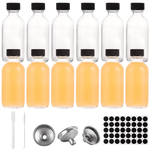 ASelected Mini Glasflaschen mit Deckel 12 Shot Flaschen zum Befüllen 60 ML Wiederverwendbar Ingwer Shot Flaschen Kleine Schnapsflaschen Mini Fläschchen mit Trichter Etiketten & Stift für Ingwer Likör ASelected Mini Glasflaschen mit Deckel 12 Shot Flaschen zum Befüllen 60 ML Wiederverwendbar Ingwer Shot Flaschen Kleine Schnapsflaschen Mini Fläschchen mit Trichter Etiketten & Stift für Ingwer Likör von ASelected