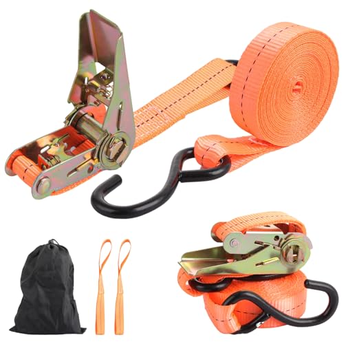 ASelected 2er Set Spanngurte mit Ratsche und Haken 25 MM Breit 4.5 M LAN Zurrgurte Spanngurte mit Haken Spanngurt Orange mit 2 Doppelschlaufen für Gepäck Transporter Motorrad Umzugsgeräte ASelected 2er Set Spanngurte mit Ratsche und Haken 25 MM Breit 4.5 M LAN Zurrgurte Spanngurte mit Haken Spanngurt Orange mit 2 Doppelschlaufen für Gepäck Transporter Motorrad Umzugsgeräte von ASelected