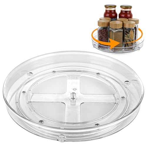 ASelected Drehteller Kühlschrank Drehteller Organizer Kühlschrank Organizer Lazy Susan 23,5 cm 360° Kühlschrank Drehplatte Gewürzhalter Drehplatte Durchsichtige für Öl Salz Gewürzflaschen ASelected Drehteller Kühlschrank Drehteller Organizer Kühlschrank Organizer Lazy Susan 23,5 cm 360° Kühlschrank Drehplatte Gewürzhalter Drehplatte Durchsichtige für Öl Salz Gewürzflaschen von ASelected