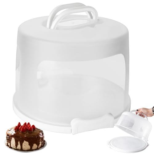 ASelected Kuchen Transportbox rund Tortenglocke Durchmesser 30 CM Höhe 16 CM Kuchenträger mit Haube und Griff Dessertbehälter Kuchenzubehör Hochzeit Party ASelected Kuchen Transportbox rund Tortenglocke Durchmesser 30 CM Höhe 16 CM Kuchenträger mit Haube und Griff Dessertbehälter Kuchenzubehör Hochzeit Party von ASelected