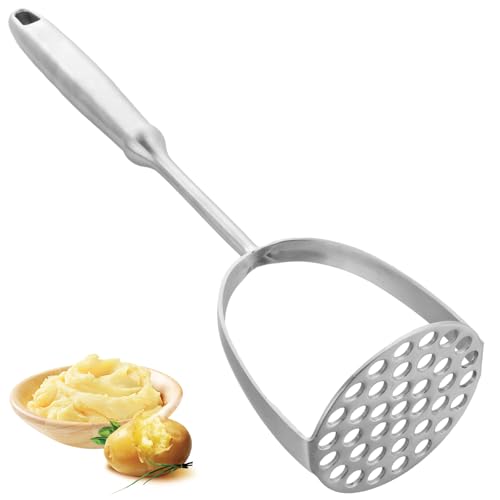 ASelected Kartoffelstampfer Kartoffel stampfer Edelstahl mit Langem Griff Potato Masher, Küchenstampfer GemüSestampfer Spülmaschinengeeignet für Kartoffelbrei Cremiges Kartoffelpüree (315 x 80 MM) ASelected Kartoffelstampfer Kartoffel stampfer Edelstahl mit Langem Griff Potato Masher, Küchenstampfer GemüSestampfer Spülmaschinengeeignet für Kartoffelbrei Cremiges Kartoffelpüree (315 x 80 MM) von ASelected