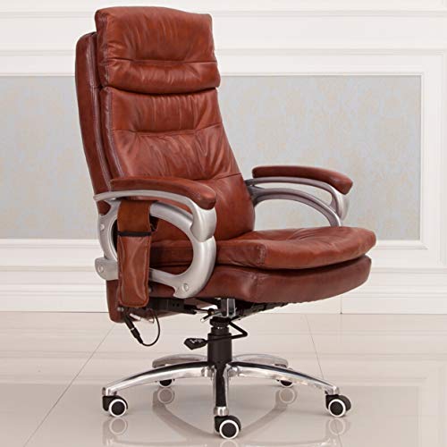 Chefsessel mit hoher Rückenlehne, ergonomisches Design, 150 ° Verriegelung, 360 ° drehbar, Sitzhöhe, Synchro-Kippmechanismus mit verstellbarem Arbeitsstuhl, Gasdruckfeder, getestet, mit Fußstütze von ASerZenith