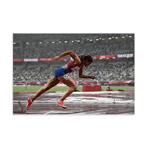 ASmeir Sydney McLaughlin Poster Hürden Superstar Wandkunst Bild Gemälde Leinwand Drucke Kunstwerke Schlafzimmer Wohnzimmer Dekor 60 x 90 cm ASmeir Sydney McLaughlin Poster Hürden Superstar Wandkunst Bild Gemälde Leinwand Drucke Kunstwerke Schlafzimmer Wohnzimmer Dekor 60 x 90 cm von ASmeir