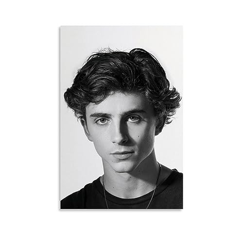 ASmeir Timothée Chalamet Poster Weltstern dekoratives Gemälde Leinwand Wandkunst Wohnzimmer Schlafzimmer Gemälde 40 x 60 cm von ASmeir