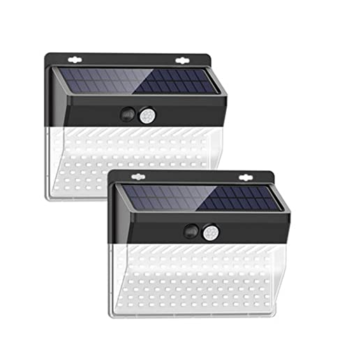 ASumPio Wandleuchte Solar Wandleuchte Bewegungsmelder Wasserdicht Hof Balkon Lampe,2 von ASumPio