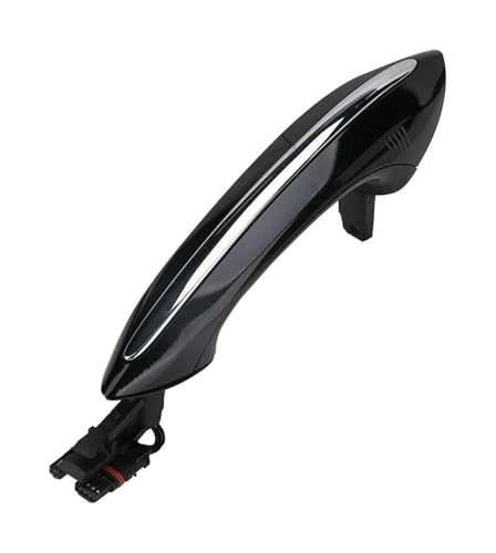 ATACDVDYEU Auto Außentür Griff Abdeckung Für B&MW Für 5 6 7 Serie F07 F10 F11 F06 F12 F13 51217231931 Türgriff Außenabdeckung Schwarz Außen Komfortzugangsset(Rear Left Side) von ATACDVDYEU
