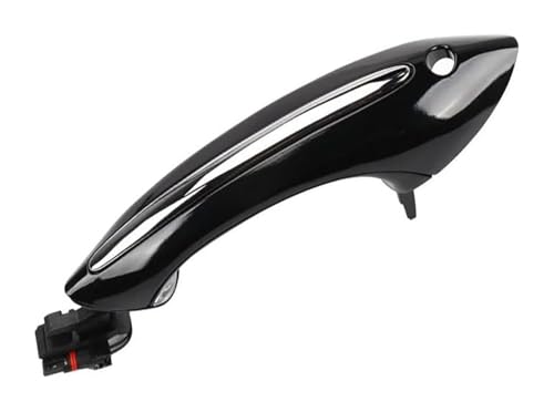 ATACDVDYEU Auto Außentür Griff Abdeckung Für B&MW Für 5 7 Serie F01 F02 F06 F10 520d 520i 525d 528i 530d 530i Türgriff Außenabdeckung Auto Komfortzugang(Black Front Left) von ATACDVDYEU