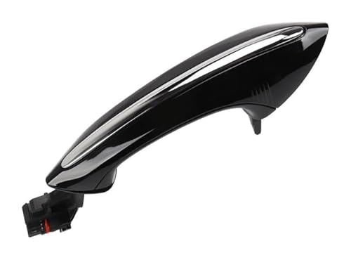 ATACDVDYEU Auto Außentür Griff Abdeckung Für B&MW Für 5 7 Serie F01 F02 F06 F10 520d 520i 525d 528i 530d 530i Türgriff Außenabdeckung Auto Komfortzugang(Black Rear Left) von ATACDVDYEU