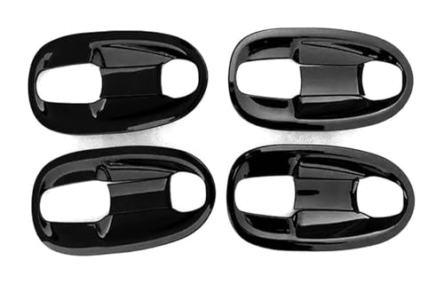 ATACDVDYEU Auto Außentür Griff Abdeckung Für B&enz Für V-Klasse W447 2015-2023 Einloch-Türgriffabdeckung Anti-Scratch-Schüsselschutz Kompatibel Mit(Door Bowl Bright Black) von ATACDVDYEU