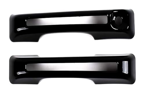 ATACDVDYEU Auto Außentür Griff Abdeckung Für Bronco Für Sport 2021-2024 Einloch-Türgriffverkleidung Anti-Kratz-Zubehörschutz Kompatibel Mit(2 Doors Bright Black) von ATACDVDYEU
