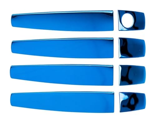 ATACDVDYEU Auto Außentür Griff Abdeckung Für Buick Excelle GT 2010-2015 Einloch-Türgriffabdeckung Dekorativer Kratzschutz(Blue Titanium) von ATACDVDYEU