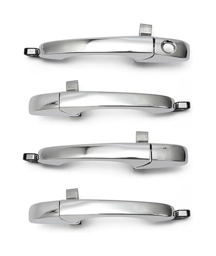 ATACDVDYEU Auto Außentür Griff Abdeckung Für Chrysler Für 300C Auto Vordertür Hinten Äußere Griff Chrom 2005-2010 Magnum 2005-2008 Ladung Außen Abdeckung(1 Set-4 Doors) von ATACDVDYEU