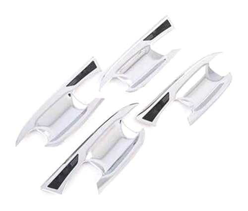 ATACDVDYEU Auto Außentür Griff Abdeckung Für Creta SU2 2020-2022 Holeless 1-Smart Türgriff Abdeckung Anti-Scratch Protector Zubehör(Blade Door Bowl Plating) von ATACDVDYEU