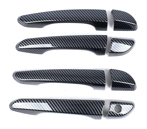 ATACDVDYEU Auto Außentür Griff Abdeckung Für Encino 2018-2023 Einloch-Türgriffabdeckung Dekorativer Schutz Anti-Scratch(Carbon Fiber Pattern) von ATACDVDYEU
